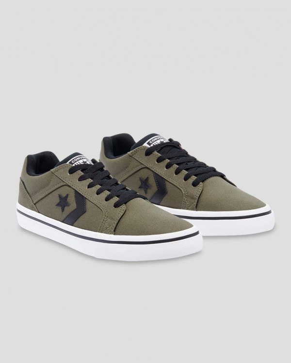 Converse El Distrito Mix And Match Grøn Sko Danmark - Converse Lave Sneakers Herre - 79243OIFN